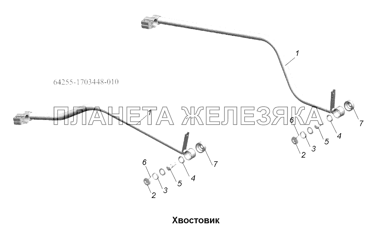 КПП\Хвостовик МАЗ-631705, 631708 КПП\Хвостовик МАЗ-631705, 631708