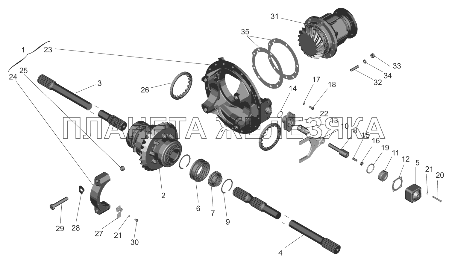 Редуктор Р6303-2402010-630 МАЗ-631705