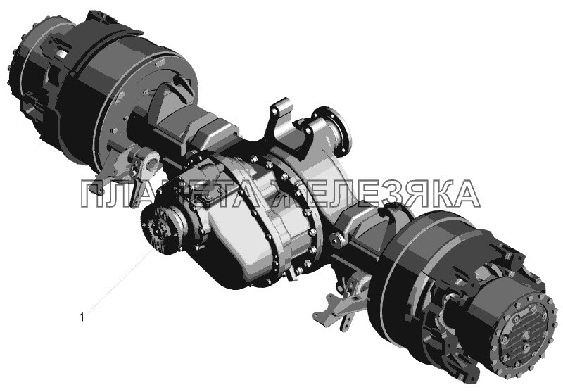 Мост средний МАЗ-631705