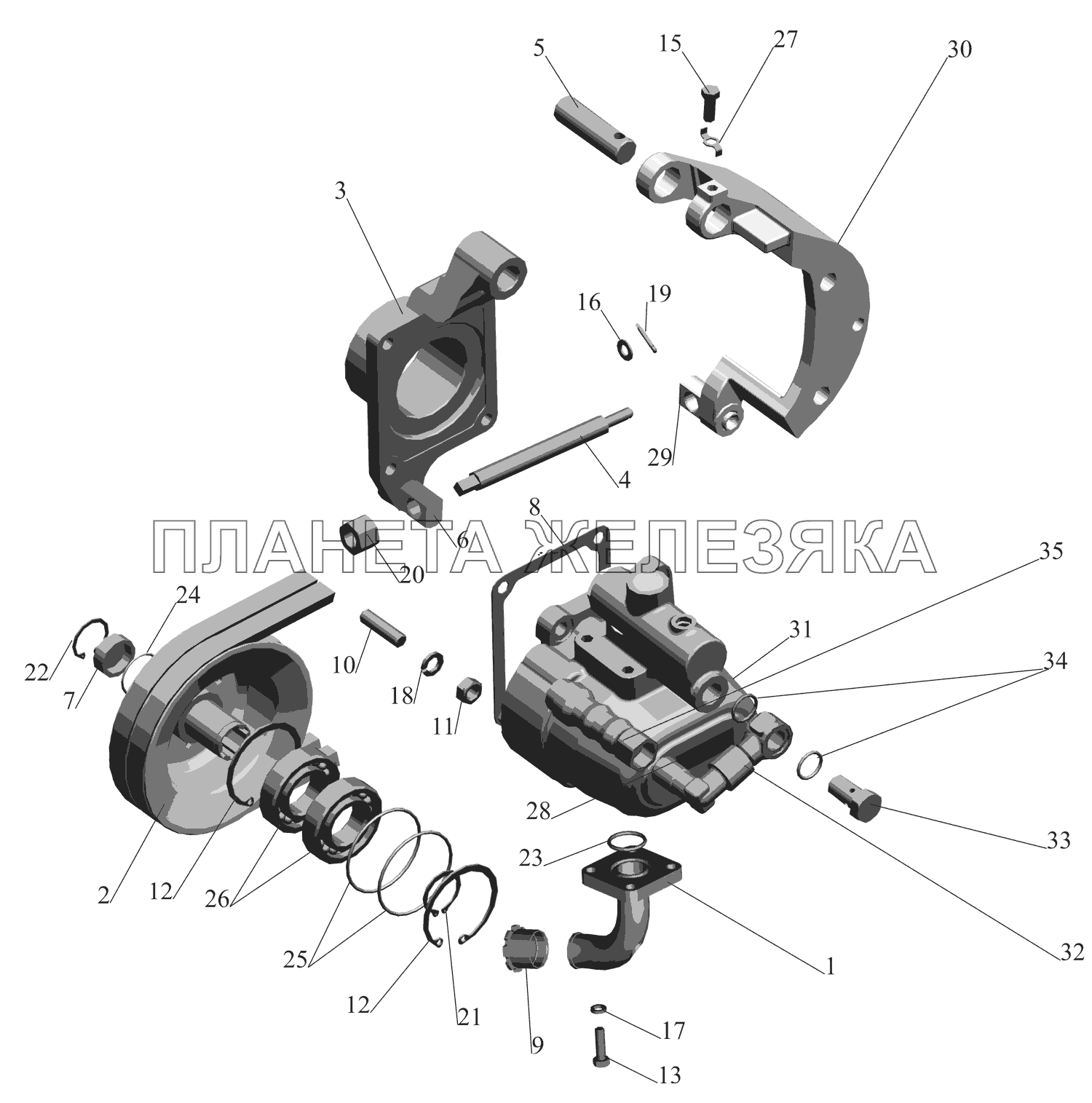 Насос 630300-34070008-720 МАЗ-631705