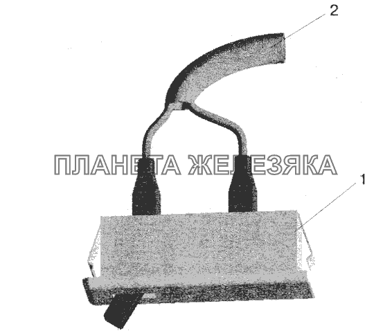 Установка фонаря освещения спального места МАЗ-6422