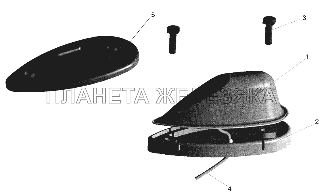 Установка фонарей автопоезда МАЗ-6422