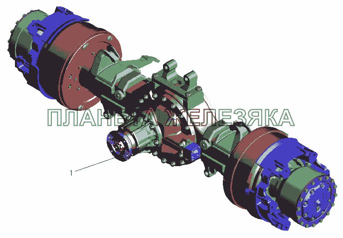 Мост задний МАЗ-642505, 642508