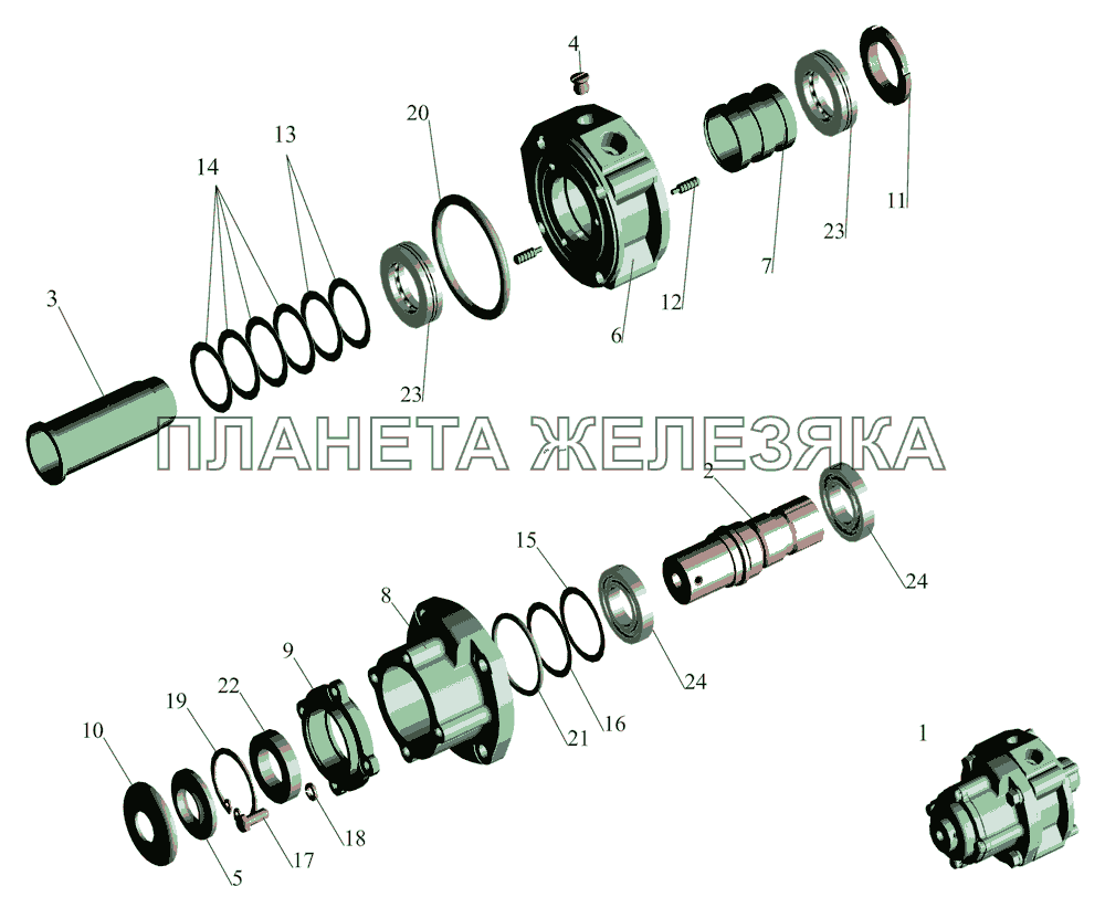 Распределитель МАЗ-642505, 642508