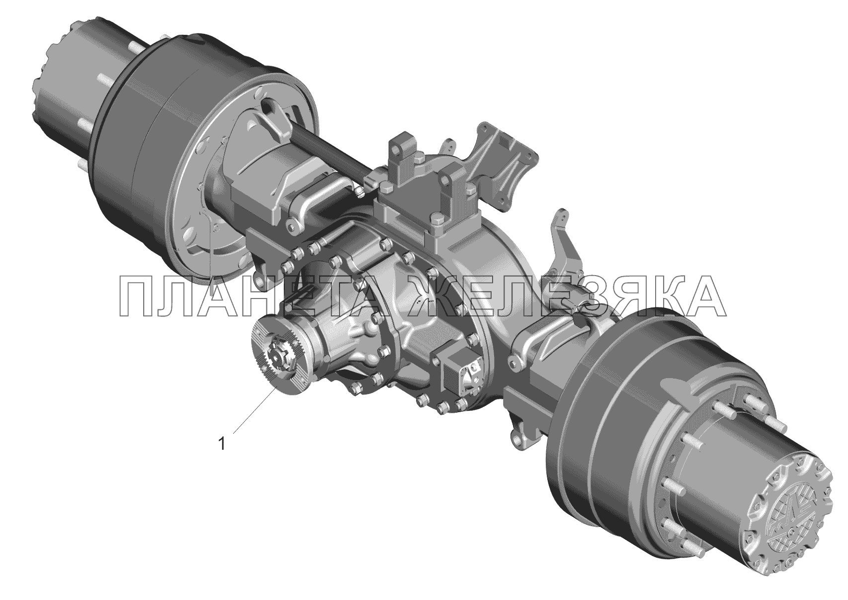 Мост задний МАЗ-6430A8 (5440A8, 5440A5)