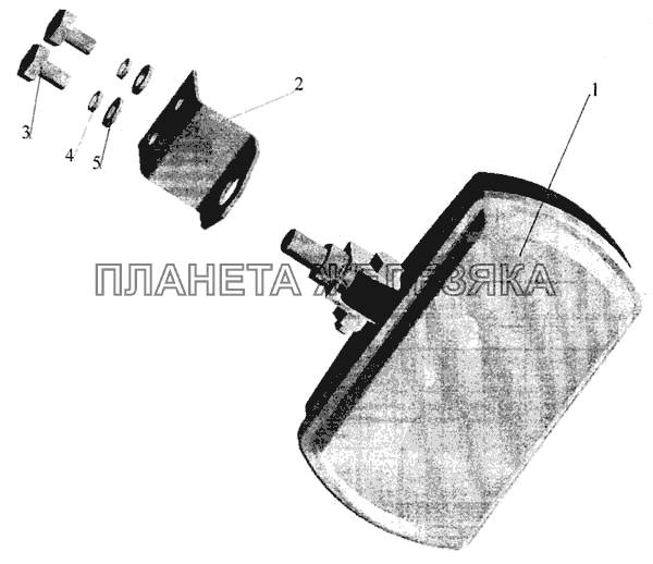 Установка противотуманной фары МАЗ-643068