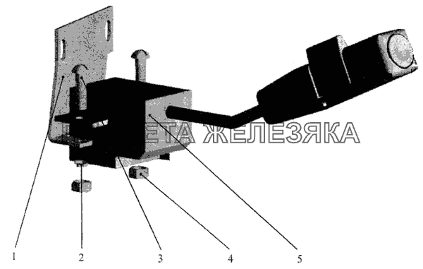 Подрулевой переключатель автомобилей МАЗ-544020/643068 МАЗ-643068