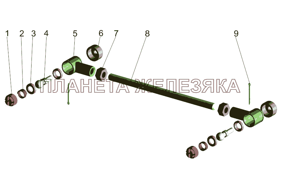 Тяга МАЗ-650108