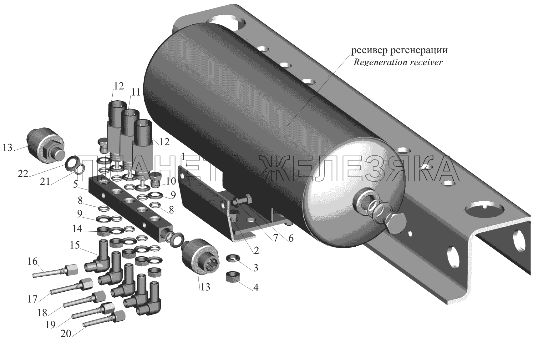 Установка датчиков МАЗ-650119 Установка датчиков МАЗ-650119