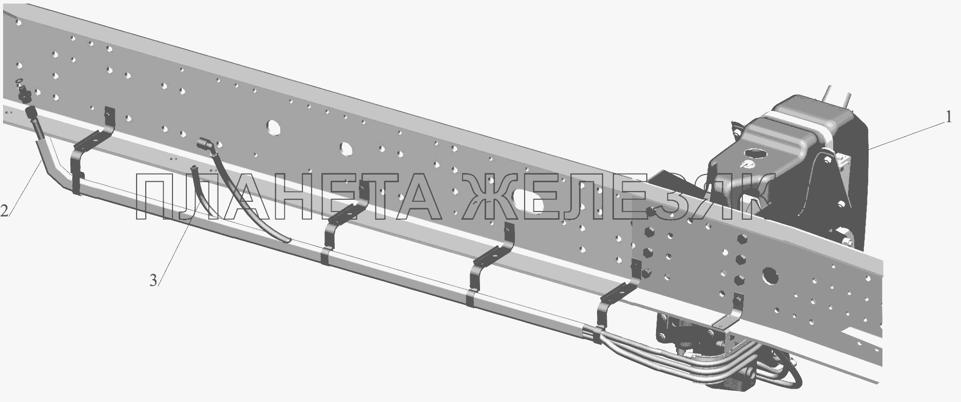 Установка системы подавления токсичных веществ отработавших газов 650119-1400001 МАЗ-650119