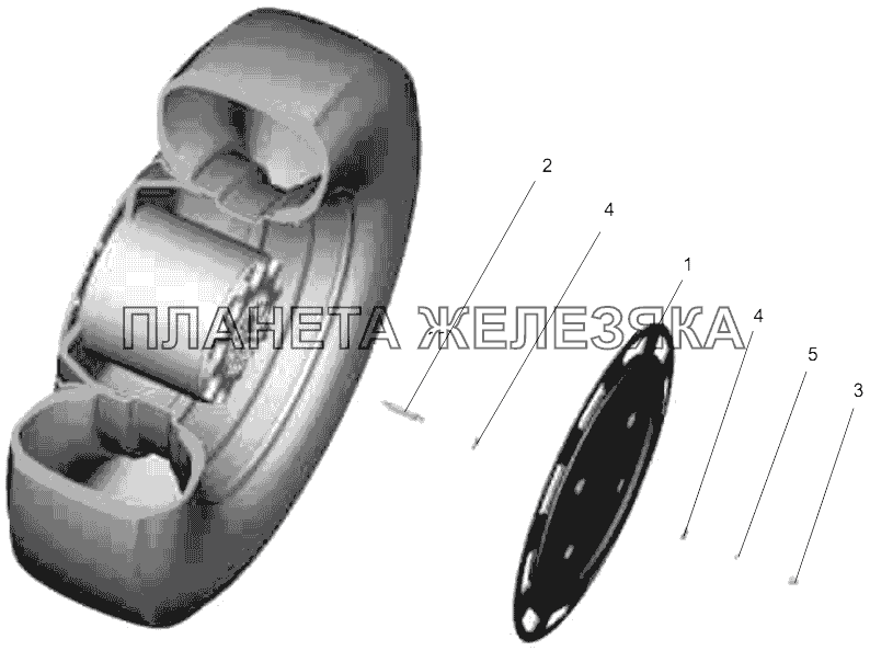 Установка шумопоглощающего колпака 5440-3104005 МАЗ-650119