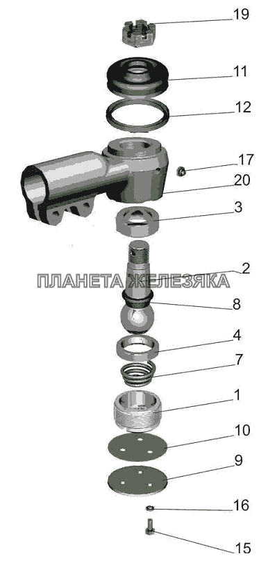 Наконечник 6422-3003056-01 МАЗ-6501B9