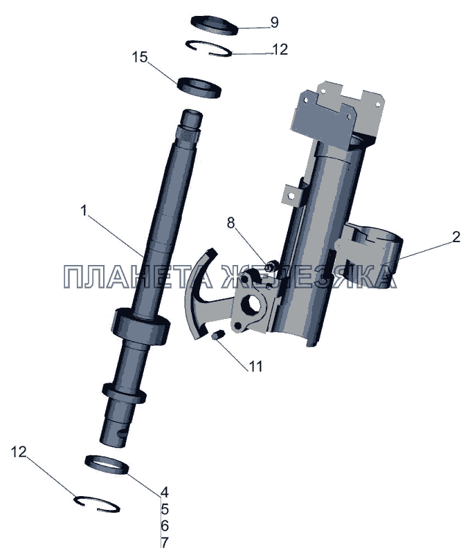 Колонка 5440-3444010 МАЗ-6501B9