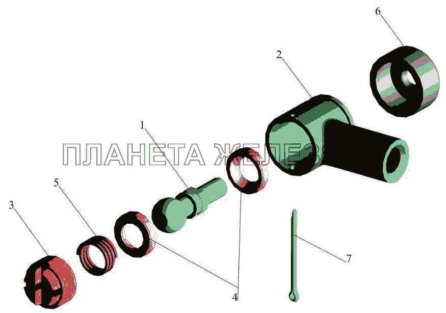 Наконечник 6422-1703250 МАЗ-6501B9