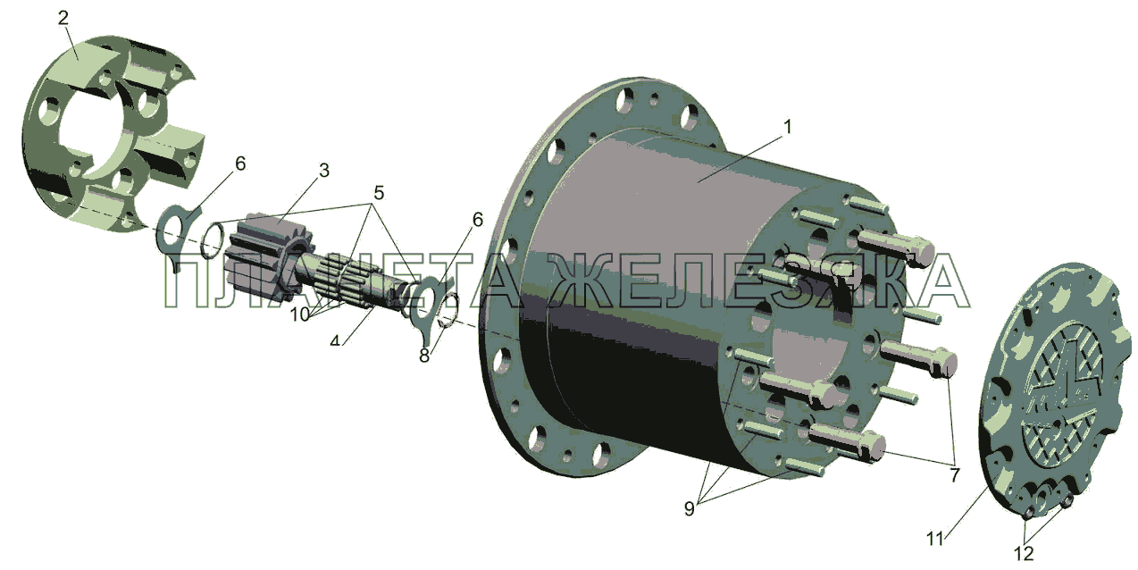 Корпус водила 5440-2405029 МАЗ-6501B9