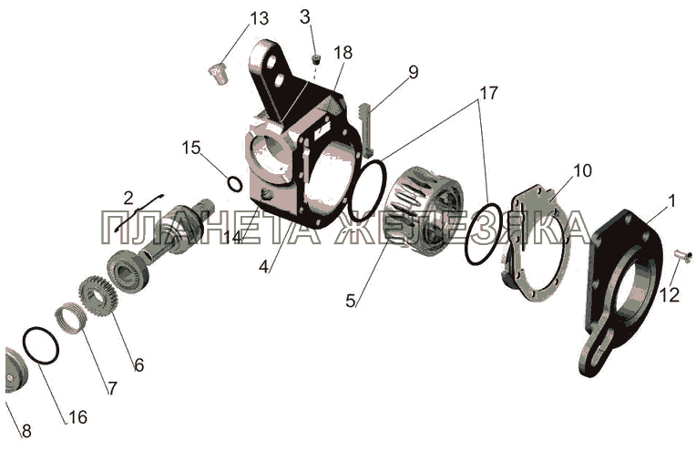 Рычаги регулировочные 64226-3501136-010 МАЗ-6501B9