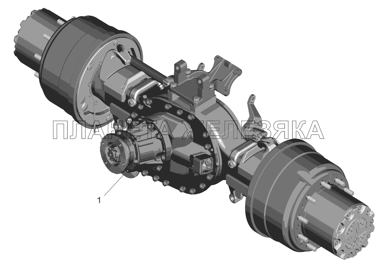 Мост задний МАЗ-651669-320 (340)