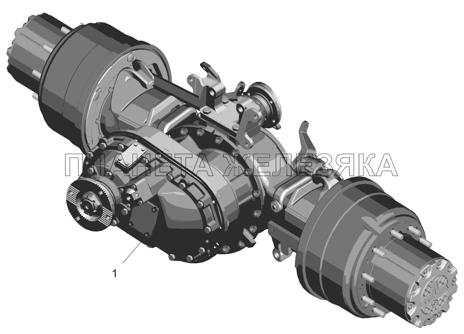 Мост средний МАЗ-651669-320 (340)