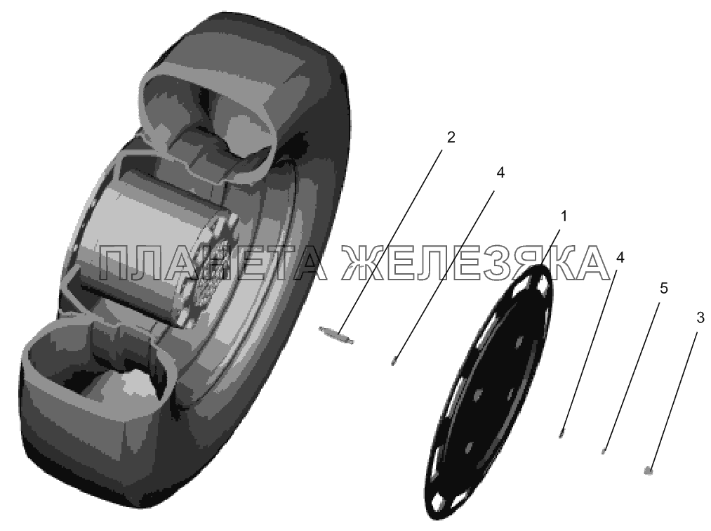 Установка шумопоглощающего колпака 5440-3104005 МАЗ-651669-320 (340)