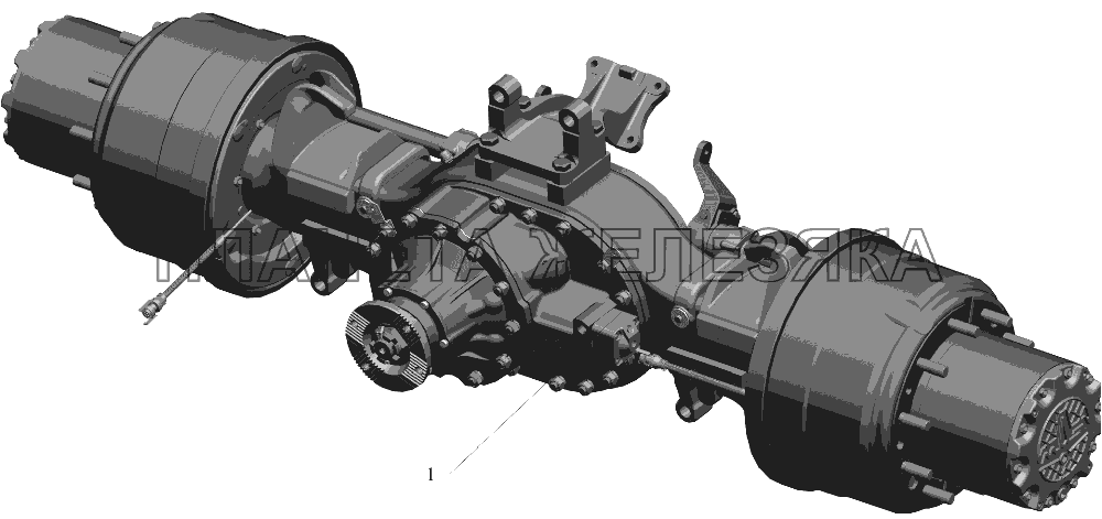 Мост задний МАЗ-6516V8-520 (6516V8-540) Мост задний МАЗ-6516V8-520 (6516V8-540)