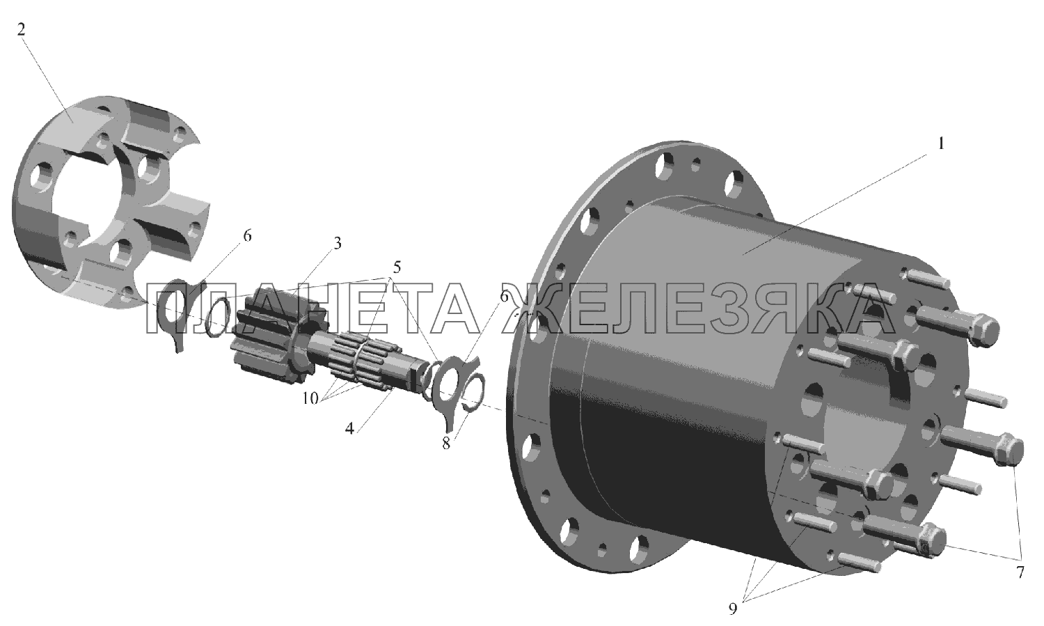 Корпус водила 5440-2405029 МАЗ-6516V8-520 (6516V8-540)