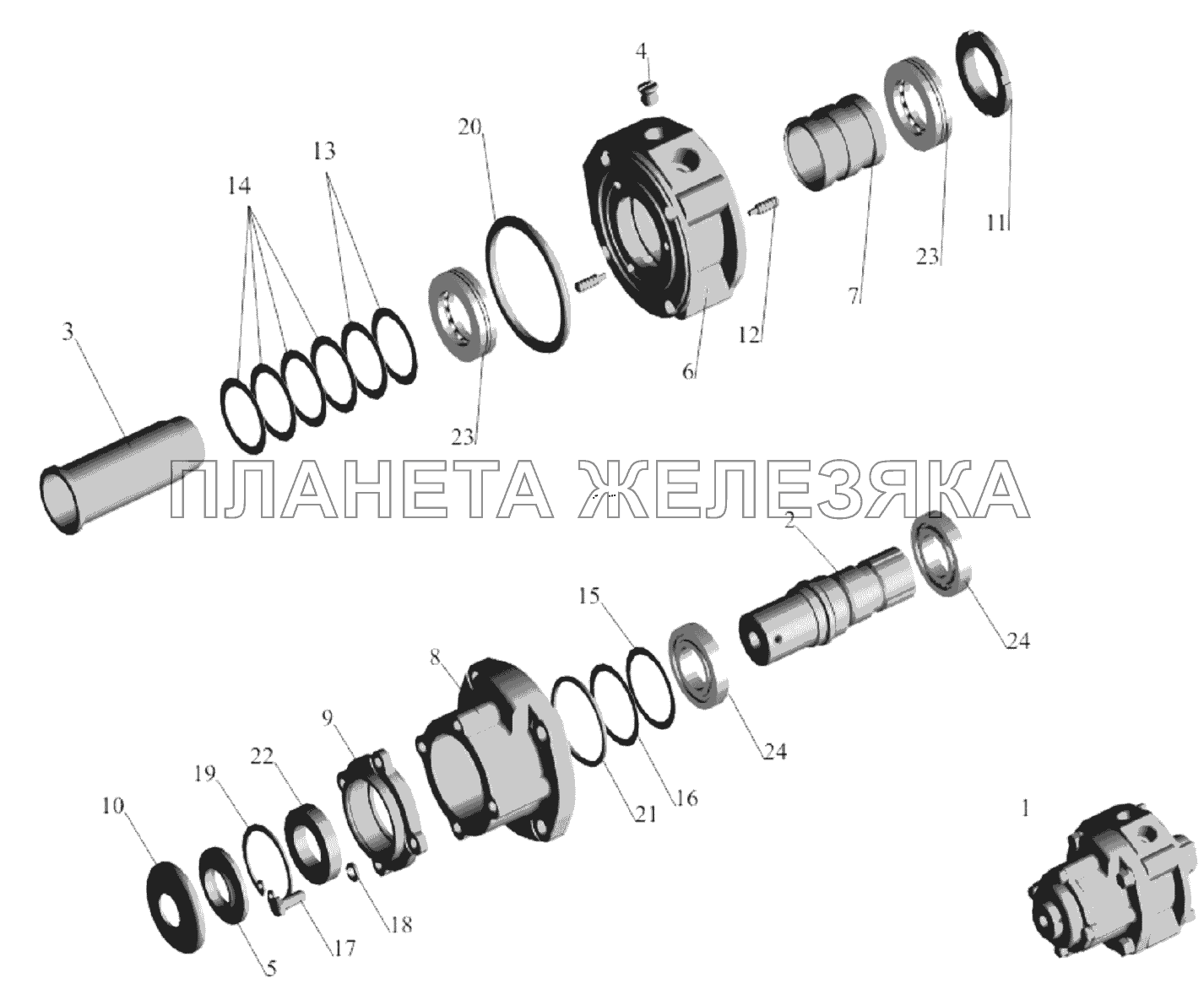 Распределитель 5336-3416010-01 МАЗ-651705