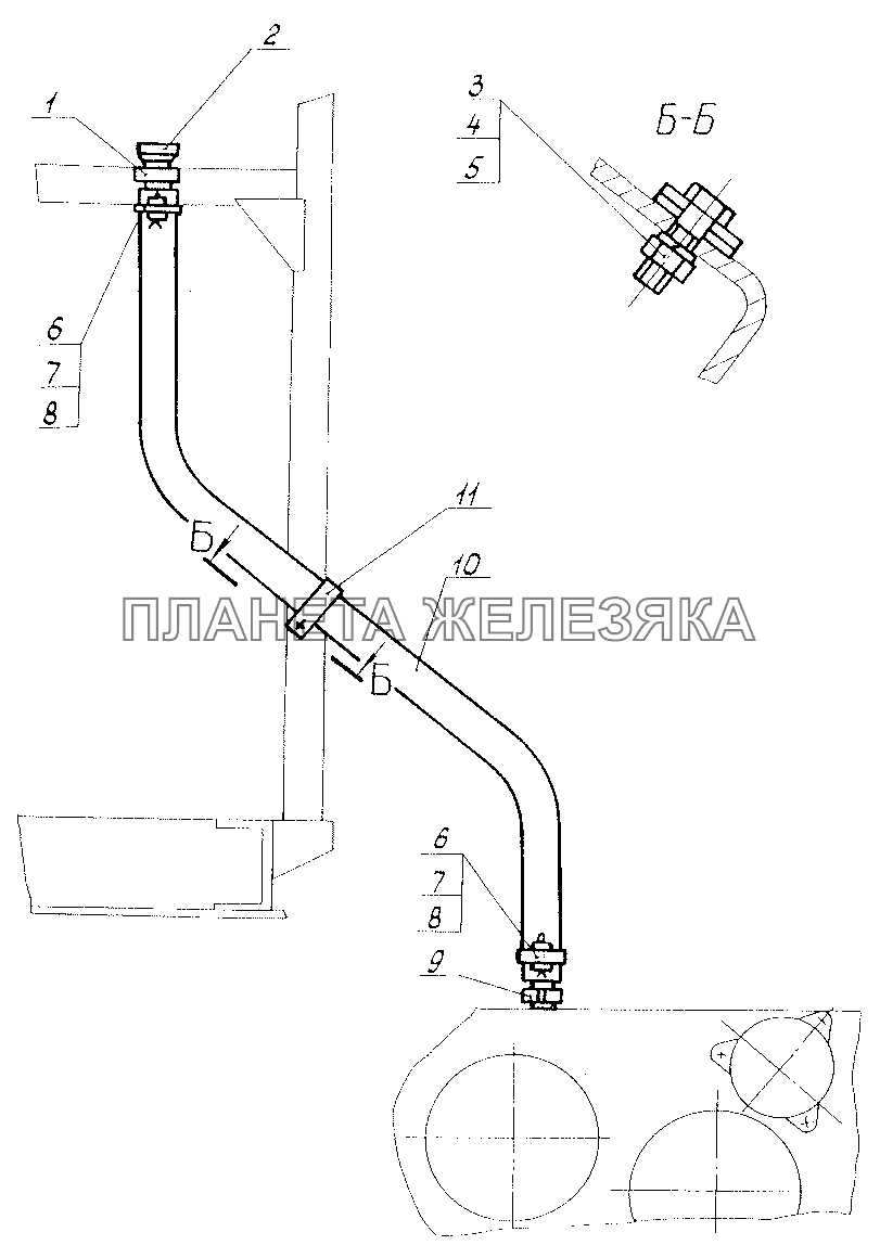 Управление переключением передач электрическое МАЗ-74131