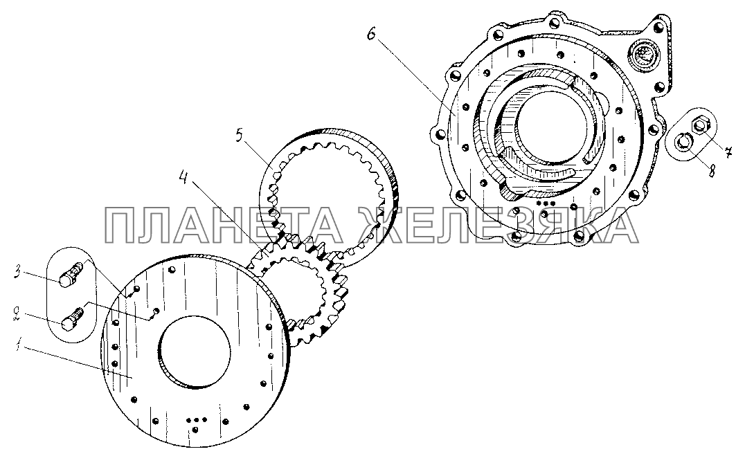 Гидротрансформатор МАЗ-74131