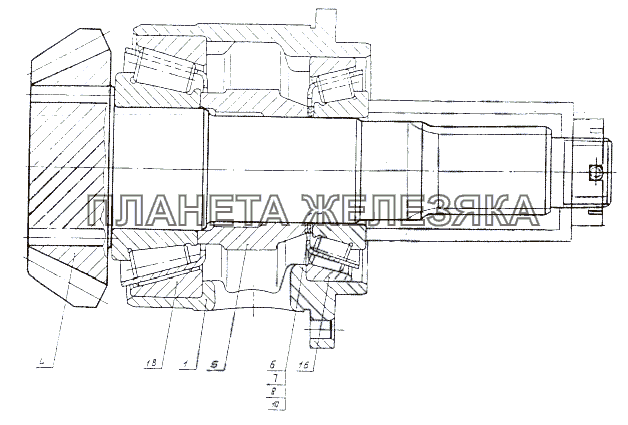 Шестерня коническая МАЗ-74131