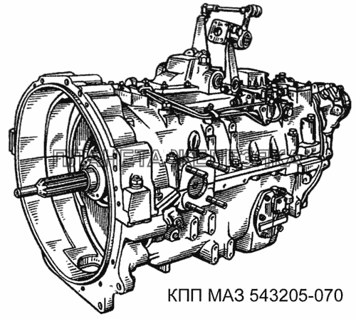 КПП МАЗ 543205-070 КПП МАЗ-543205-070