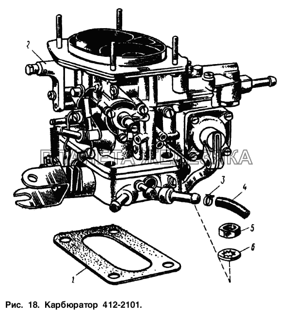 Карбюратор 412-2101 Москвич-2140
