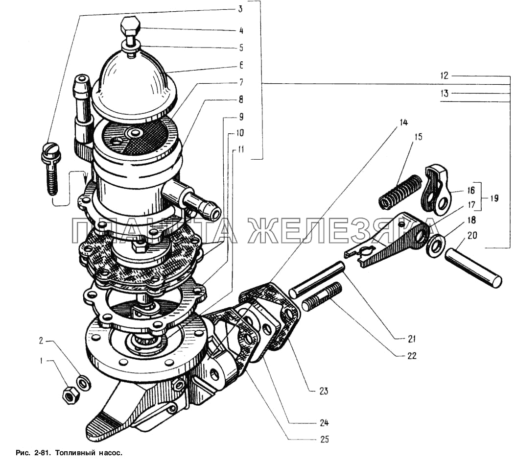 Смазочная система двигателя Москвич-2141