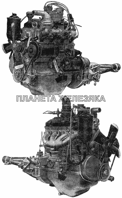Двигатель в сборе Москвич-407