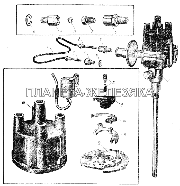 Распределитель зажигания Москвич-407