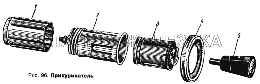 Прикуриватель Москвич 412