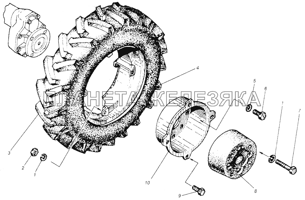 Колесо 05-3101 МТЗ-082