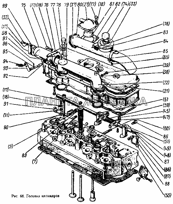 Головка цилиндров МТЗ-100