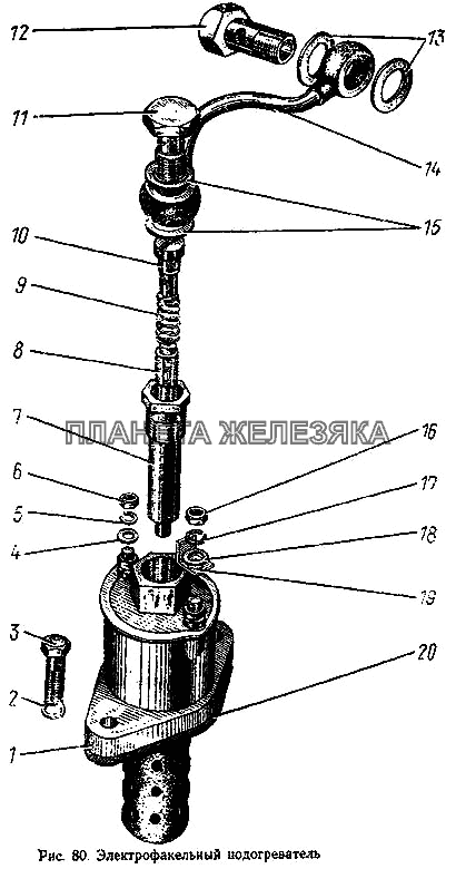 Электрофакельный подогреватель МТЗ-100