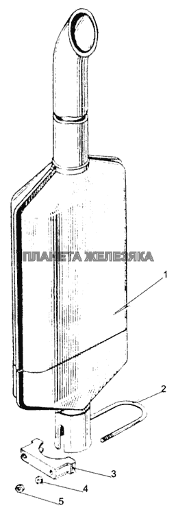 Глушитель МТЗ-1005