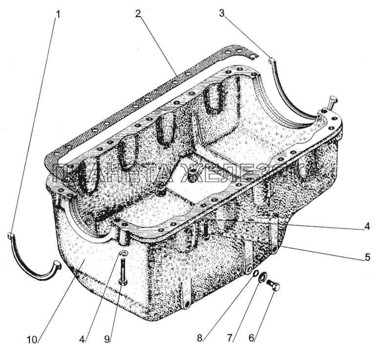 Масляный картер МТЗ-1005
