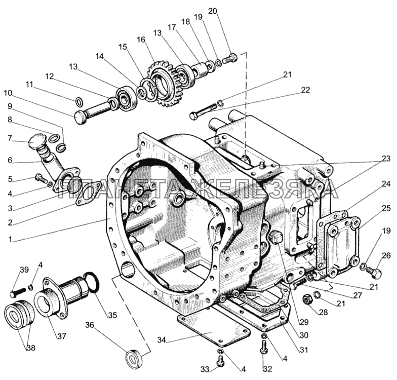 Корпус сцепления МТЗ-1005