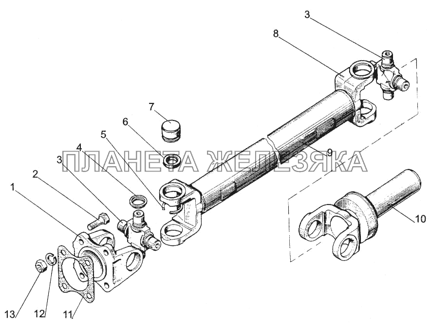 Привод карданный МТЗ-1005