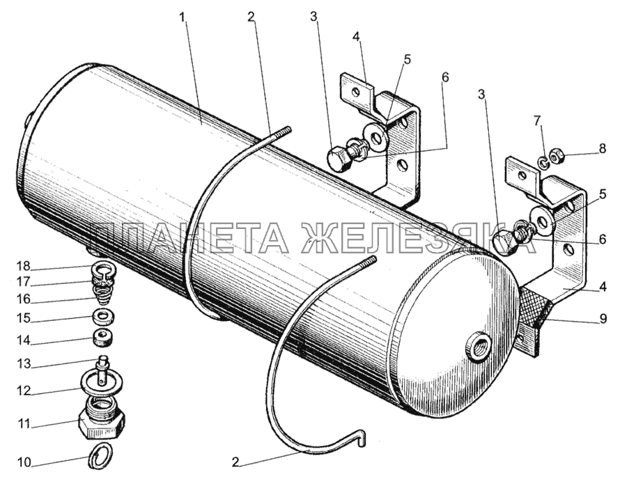 Баллон МТЗ-1005