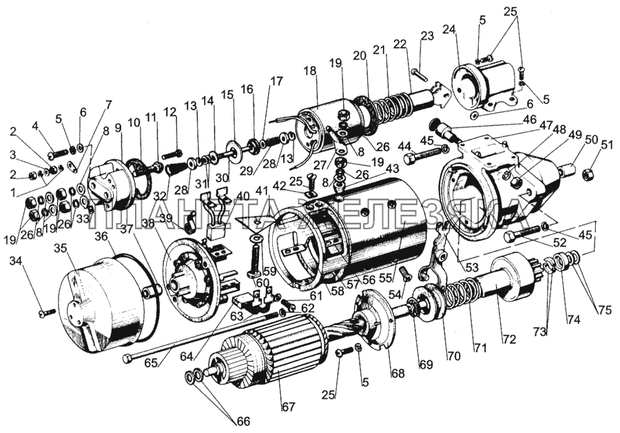 Стартер 24V МТЗ-1005