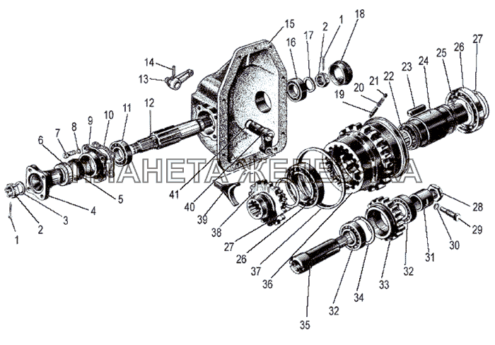 Раздаточная коробка МТЗ-1021.3