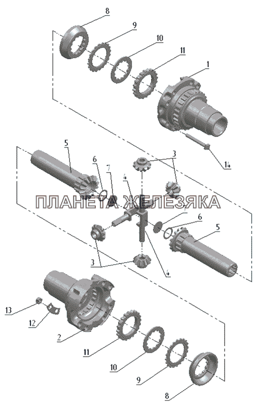 Дифференциал МТЗ-1021.3