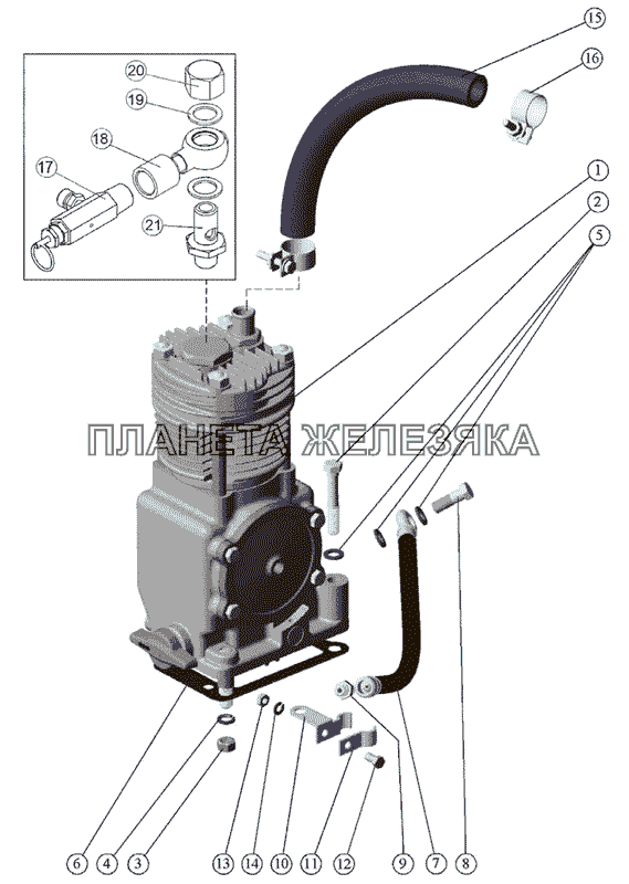 Компрессор МТЗ-1021.3