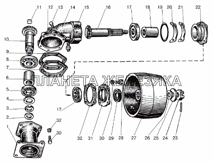 Шкив приводной МТЗ-1021.3