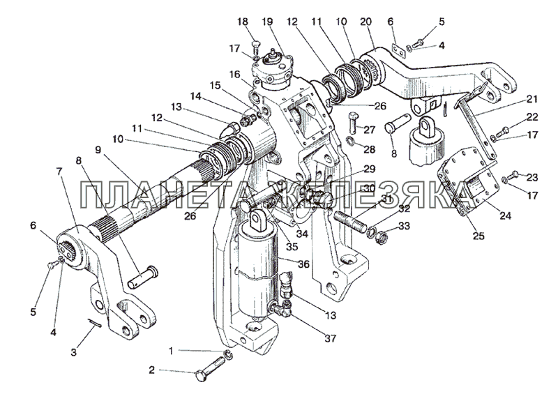 Гидроподъемник МТЗ-1021.3