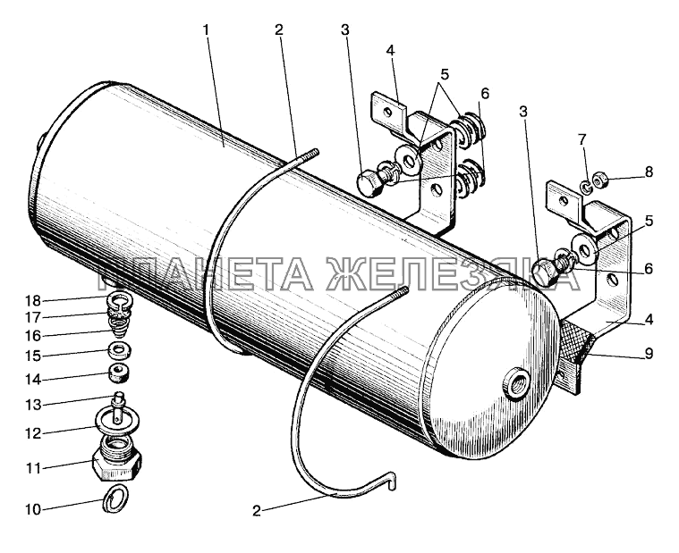Баллон Беларус-1025/1025.2/1025.3 Баллон Беларус-1025/1025.2/1025.3